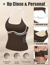 Built-in Bra with Removable Pads