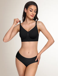 Deep V Wireless Comfortable Bra