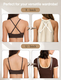 Deep V Wireless Comfortable Bra