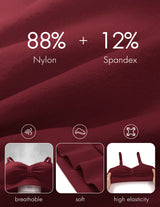 Deep V Wireless Comfortable Bra