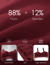 Deep V Wireless Comfortable Bra