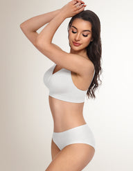 Deep V Wireless Comfortable Bra