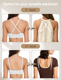 Deep V Wireless Comfortable Bra