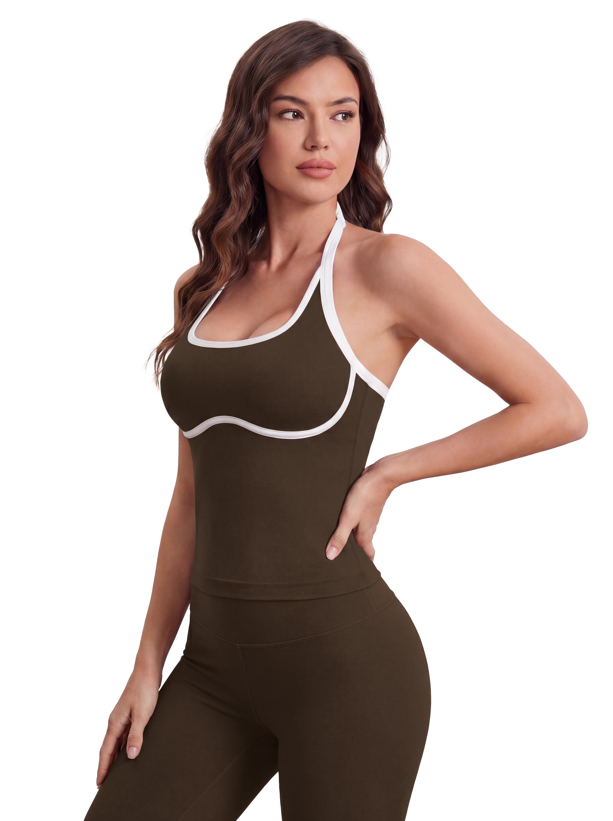 Halter Crop Tank Tops