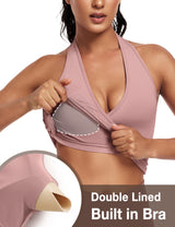 Halter Tank Top Yoga Workout Camisole