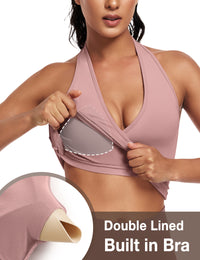 Halter Tank Top Yoga Workout Camisole