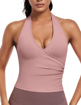 Halter Tank Top Yoga Workout Camisole