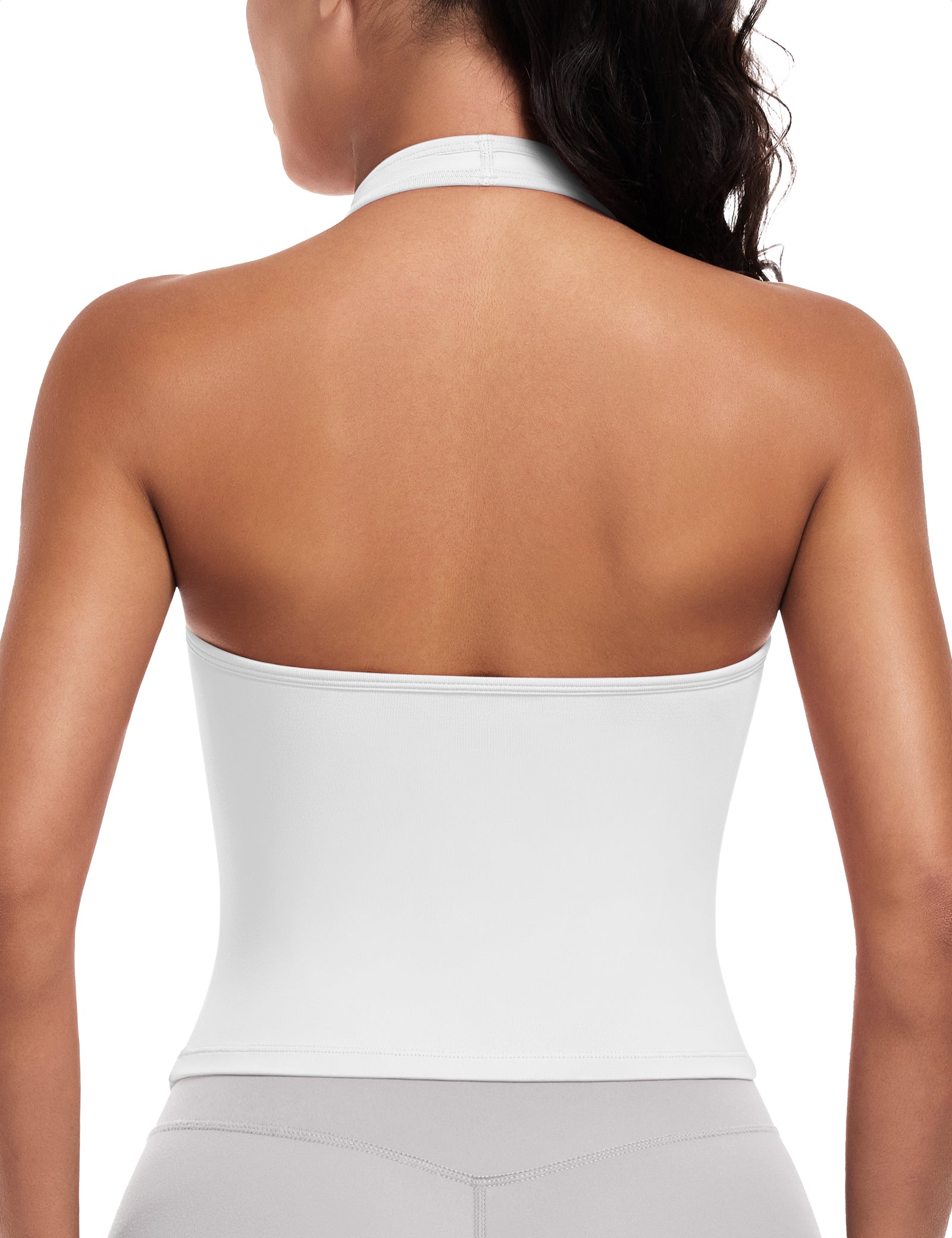 Halter V-Neck Wrap Workout Tank Top