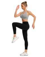 Shockproof Zip Front Workout Bra