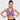 Zip Front Racerback Sports Bra Purple