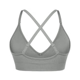 Adjustable Spaghetti Strap V Neck Bra