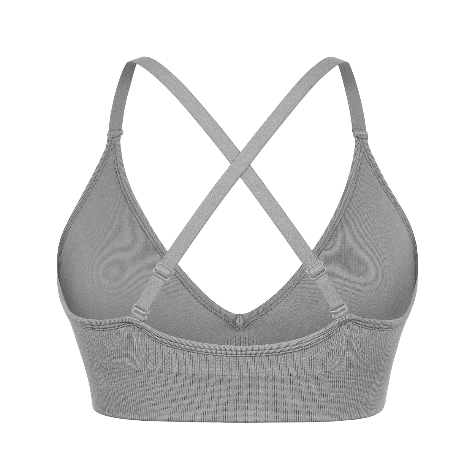 Adjustable Spaghetti Strap V Neck Bra
