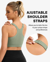 front zip workout bra