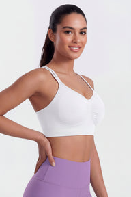 strappy sports bra